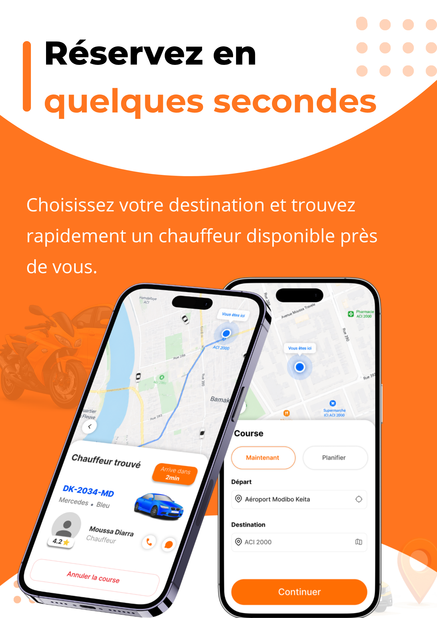 Application Bestrans - Aperçu Chauffeur